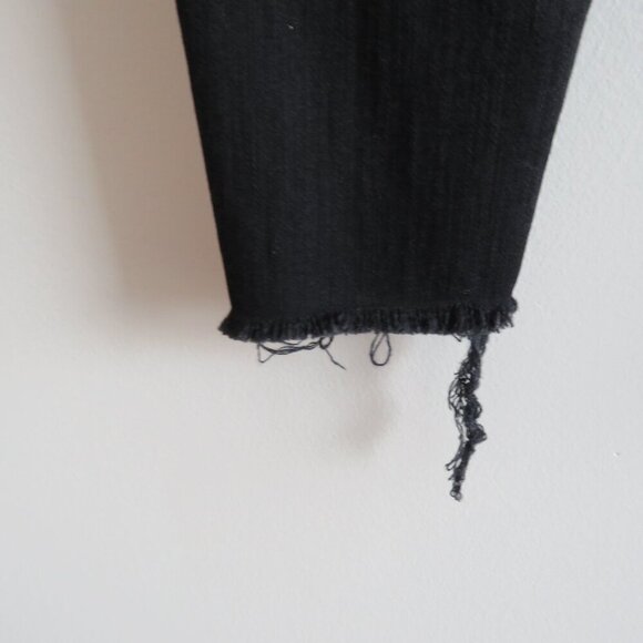 MOTHER Looker Ankle Fray Jeans in Guilty as Sin - Size 24 - Picture 12 of 15